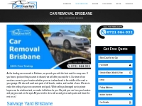 Car Removal Brisbane Wide - We Pay For Scrap Cars