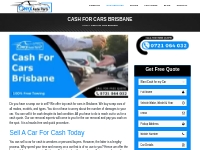 Cash For Cars Brisbane - Sell Your Used Car Today