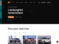 Exotic and Luxury Car Rental in Miami Florida - Onyx Exotix