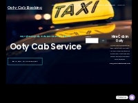 OOTY CAB SERVICE, Book Best Taxi Service in Ooty Travel INFO