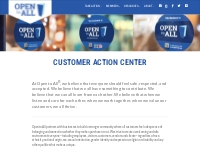 Customer Action Center - Open to All