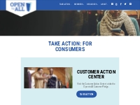 Take Action: For Consumers - Open to All