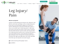 Leg Pain Specialist Houston, TX - OPTherapy   Wellness