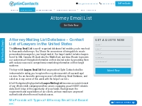 Attorney Email List | Lawyers Mailing List | Attorney Email Addresses