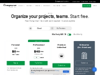 Project Management Software Pricing Plan | Orangescrum