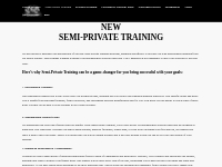 Semi Private Training - Organically Grown Muscle