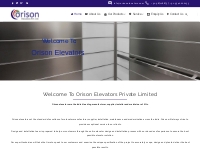 Orison elevators | Best freight elevator manufacturer company Delhi In