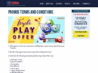 Promos Terms and Conditions - OSA Lotteries