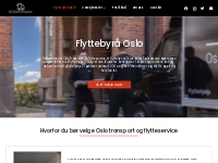 Flyttebyrå Oslo | Oslo Transport og Flytteservice | Ditt flyttebyrå Os