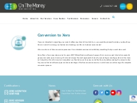 Conversion | On The Money Bookkeeping