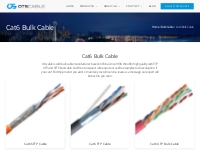 Cat6 Bulk Cable Manufacturer - UTP, FTP, SFTP Configuration | Otscable