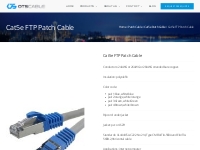 Cat5e FTP Patch Cable - Otscable