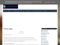  Privacy policy - All In One- Latest Blogging Update