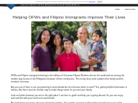 Helping OFWs and Filipino Immigrants Improve Their Lives