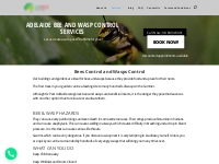 Bee Control | Wasp Control | Adelaide pest control services by Oz Pest