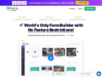 Online Form Builder - Unlimited Form Submissions   Payments