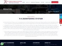 About Us - P.A.Dewatering Systems