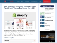 What Is Shopify? - Everything You Need To Know About Shopify Themes, B