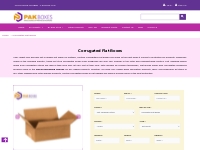 Cheap Corrugated Flat Boxes Wholesale | PakBoxes