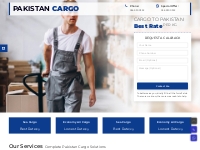 Pakistan Air Cargo @ 12 AED/Kg - Delivery In 10-12 Days - Dubai Sharja