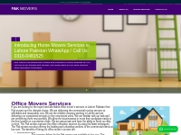 Office Movers Services Lahore, Office Shifting Services Lahore Pakista