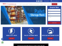 Pallet Storage Rack Manufacturers, Heavy Duty Pallet Rack Delhi Noida