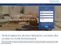 Tampa Hospital Negligence Lawyers - Medical Malpractice Focus
