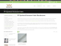 PP Spunbond Nonwoven Fabric Supplier in China | Panonwoven