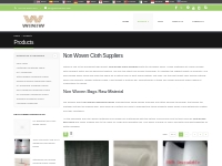 Products - Winiw Nonwoven Materials Co., Ltd