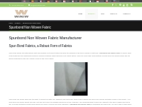 Spunbond Non Woven Fabric | Spunbond Non Woven Fabric Manufacturer