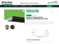 Quad 150 Low Front Gutter - Roofing Supplies Brisbane | Pantex Roofing