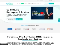 Custom LMS Development Services | Paradiso Custom LMS