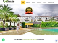 Paramount Golf Foreste | Villas, Resale, Price, Review at Greater Noid