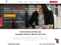 Criminal Record Removal | Canadian Pardon   Waivers Services