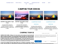 CAMPING TOUR ODISHA : Parikrama Travels Arrange Camping