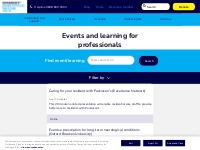Events and learning for professionals | Parkinson s UK