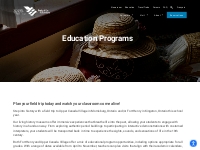 Education Programs - St. Lawrence Parks Commission