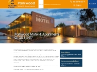 Parkwood Motel   Apartments | Geelong Accommodation