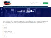 Kids Party Bus Hire - Party Bus Hire Perth