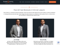 About Us - Passi   Patel Criminal Lawyer Brampton