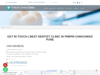 Contact Us- Best Dentist in Pimpri-Chinchwad Pune | Pathak Dental Clin