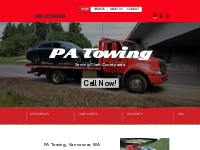 PA Towing | Vancouver, WA | Towing Services