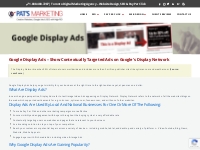 Show Contextually Targeted Display Ads on Google s Display Network