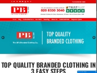Screen Printing | Logo Embroidery | Branded Clothing | PB Leisurewear