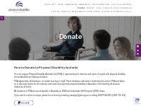 Donate   Physical Disability Australia