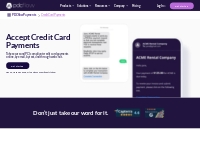 Accept Credit Card Payments, Credit Card Processing Software | PDCflow