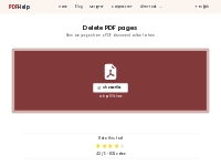 Delete PDF pages | PDF Help