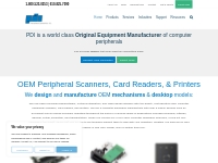OEM Peripheral Scanners, Card Readers,   Printers | PDI