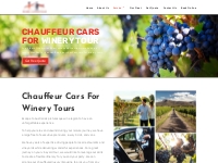Chauffeur Services for Winery Tour