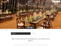 Beach Weddings Colombo | Pegasus Reef Hotel